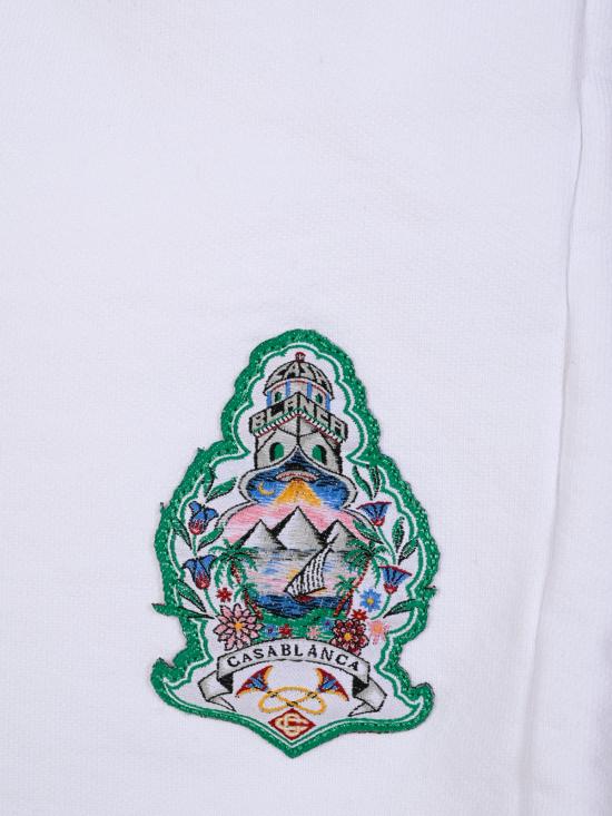 26FW 카사블랑카 팬츠 MPF26JTR00301 HOTEL EMBLEM - CASABLANCA