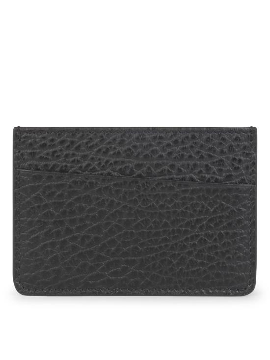 26FW 마르지엘라 포 스티치 카드 홀더 SA1VX0005 P4455T8013 Black - MAISON MARGIELA