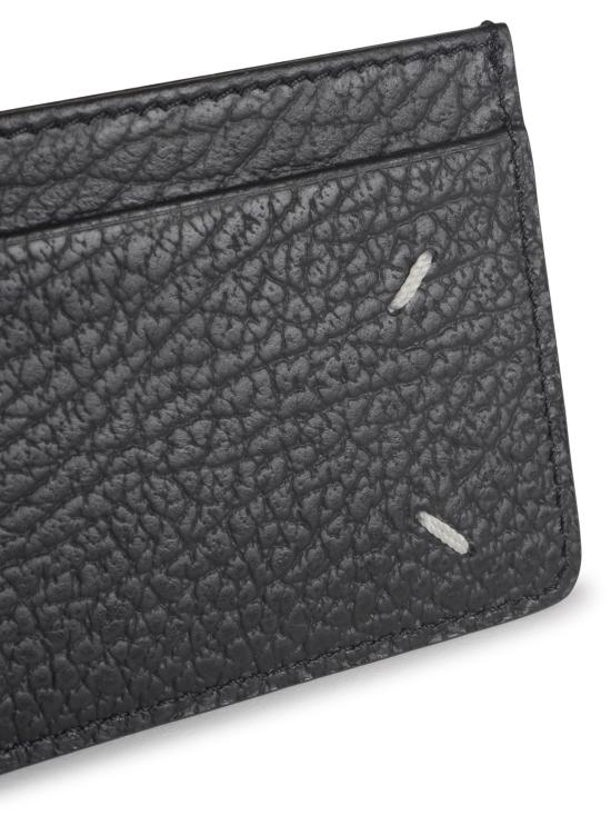26FW 마르지엘라 포 스티치 카드 홀더 SA1VX0005 P4455T8013 Black - MAISON MARGIELA