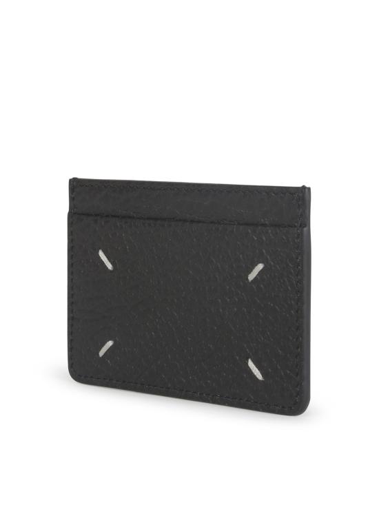 26FW 마르지엘라 포 스티치 카드 홀더 SA1VX0005 P4455T8013 Black - MAISON MARGIELA
