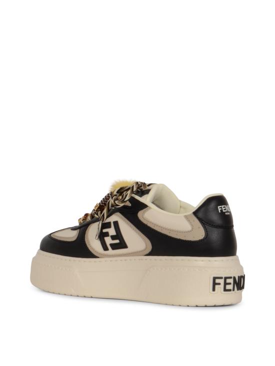 26SS 펜디 매치 소프트 레더 로우탑 스니커즈 8E8721 AY9NF1V7Q NER B IC AMBE MARSHM - FENDI