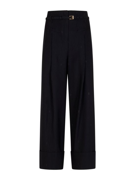 26SS 펜디 핀스트라이프 울 팬츠 FR6673 AW7IF0QG3 BLU NAVY - FENDI