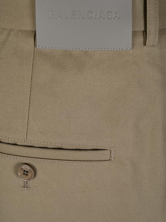 26FW 발렌시아가 라지 치노 코튼 팬츠 A001Z3 TKP079501 Beige - BALENCIAGA