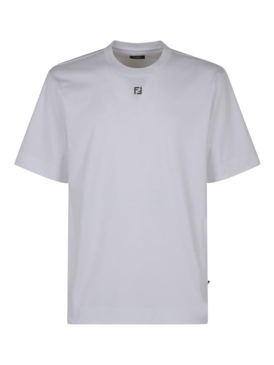 26SS 펜디 코튼 티셔츠 FY0936 ARYYF0QA0 BIANCO