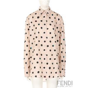 26SS 펜디 프린트 태피터 셔츠 FS8312 AVJQF1UKB - FENDI