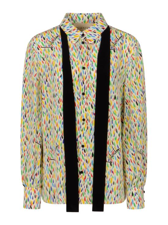 26FW 발렌티노 가라바니 블라우스 9B3AB8M6AE8 CVT VANIGLIA MULTICOLOR