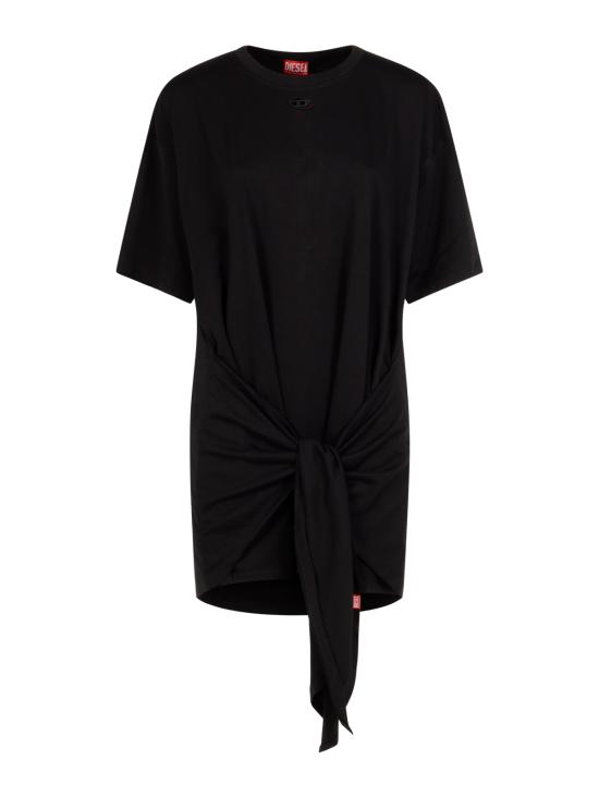 26SS 디젤 D-Elvor 이보르 티셔츠 드레스 A19232 0NIAX9XX Black - DIESEL