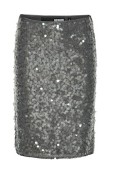 25FW 로테이트 미디 스커트 1143463059 BCR19343059 BLACKENED PEARL DARK GRAY - ROTATE
