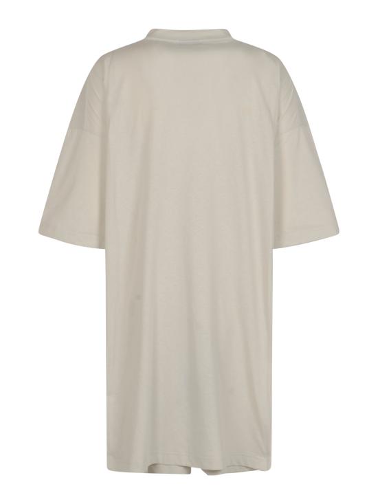 25FW 발렌시아가 세미 피티드 드레스 837569 TSVE79012 DIRTY WHITE - BALENCIAGA