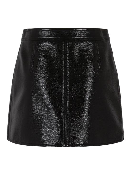 26FW 쿠레쥬 숏 스커트 PERCJU001VY0014 9999 Black - COURREGES