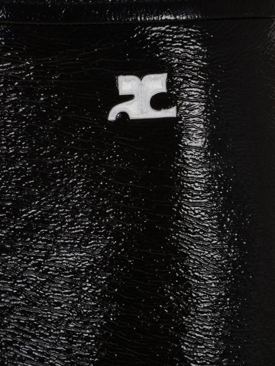 26FW 쿠레쥬 숏 스커트 PERCJU001VY0014 9999 Black - COURREGES