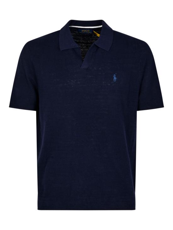 26FW 폴로 랄프로렌 폴로 티셔츠 710B13891 004 BRIGHT NAVY DECKWASH WHT - POLO RALPH LAUREN