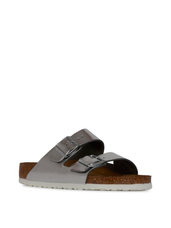 26SS 버켄스탁 아리조나 소프트 풋베드 스웨이드 1005960 METALLIC SILVER - BIRKENSTOCK