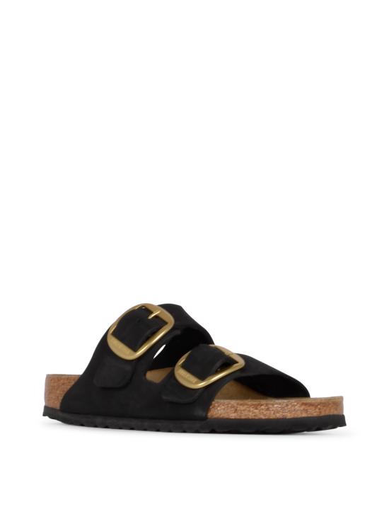 26SS 버켄스탁 아리조나 빅 버클 누벅 레더 1023239 BLACK - BIRKENSTOCK