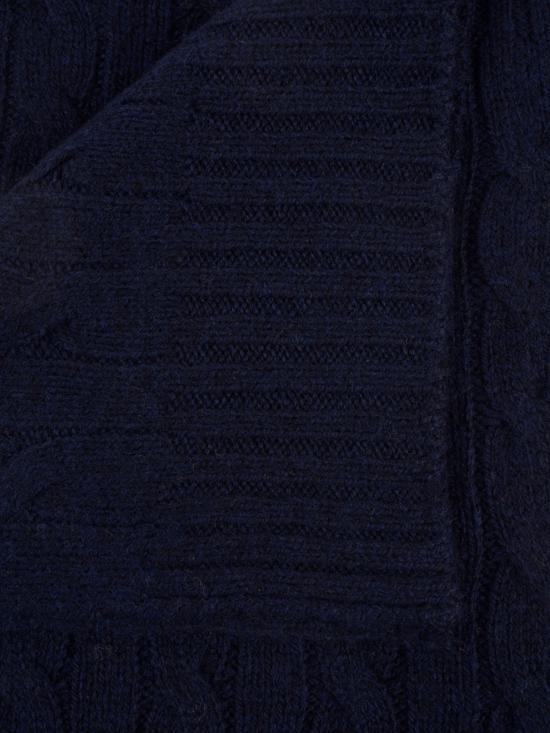 26SS 폴로 랄프로렌 포니 로고 자수 케이블 니트 스카프 455956296 009 HUNTER NAVY - POLO RALPH LAUREN