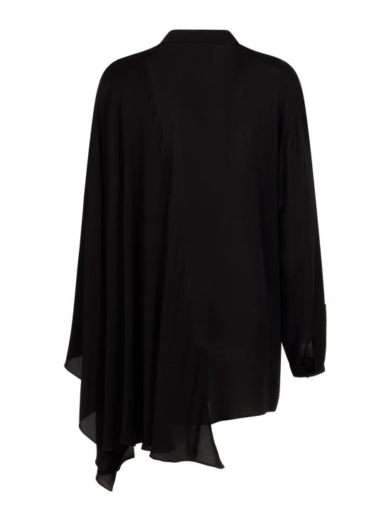 25FW 발렌시아가 어시메트릭 블라우스 839280 TIN131000 BLACK - BALENCIAGA
