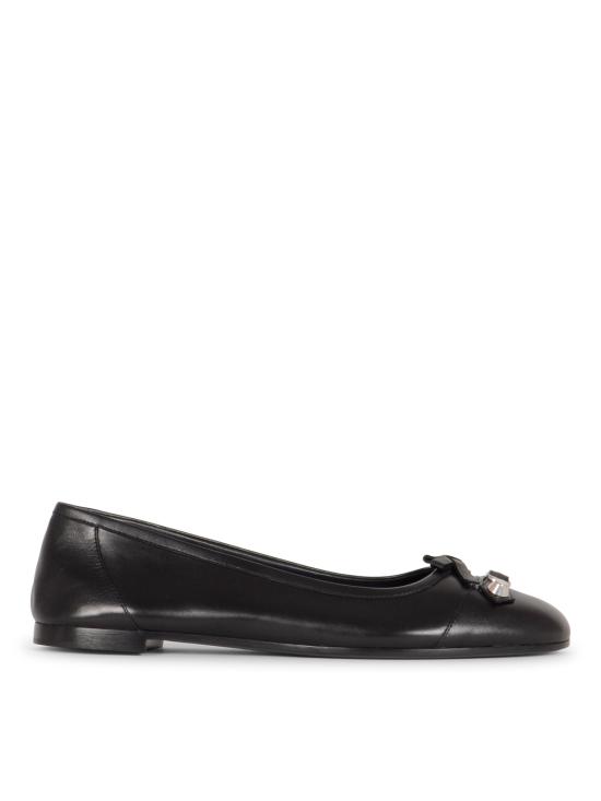 26SS 발렌시아가 플랫 슈즈 854369 WBDH51081 BLACK SILVER