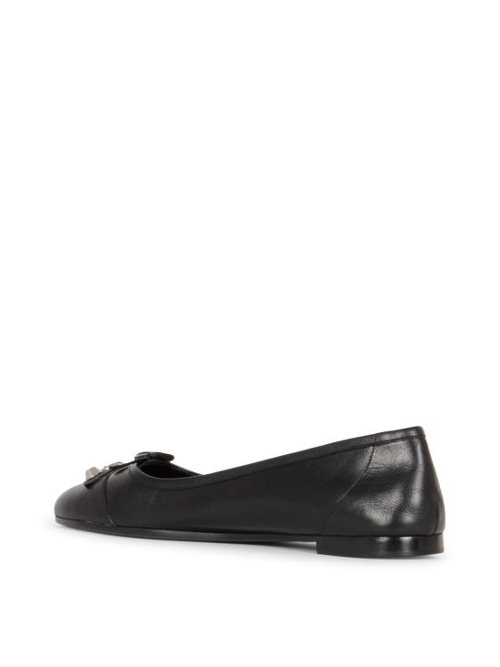 26SS 발렌시아가 플랫 슈즈 854369 WBDH51081 BLACK SILVER - BALENCIAGA