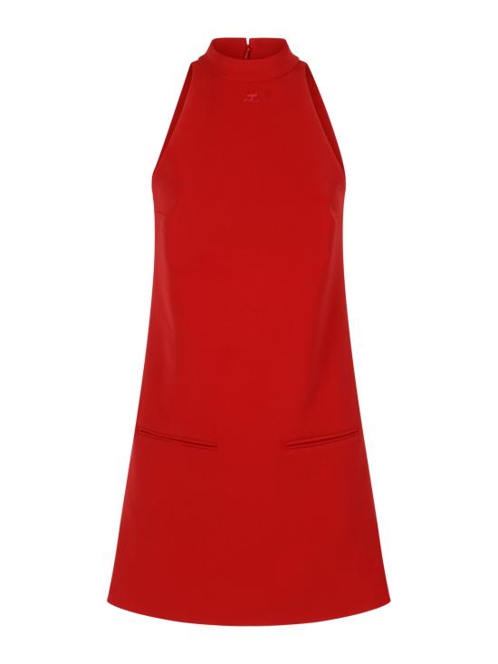 25FW 쿠레쥬 미디 원피스 325CRO696PL0159 4015 RUBY - COURREGES
