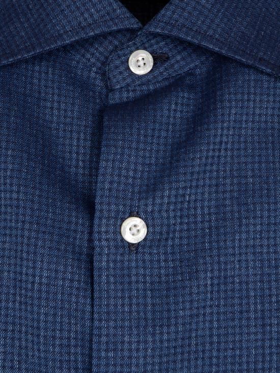 25FW 피나모레 긴팔 셔츠 60333 A503002 AZUL MARINO - FINAMORE