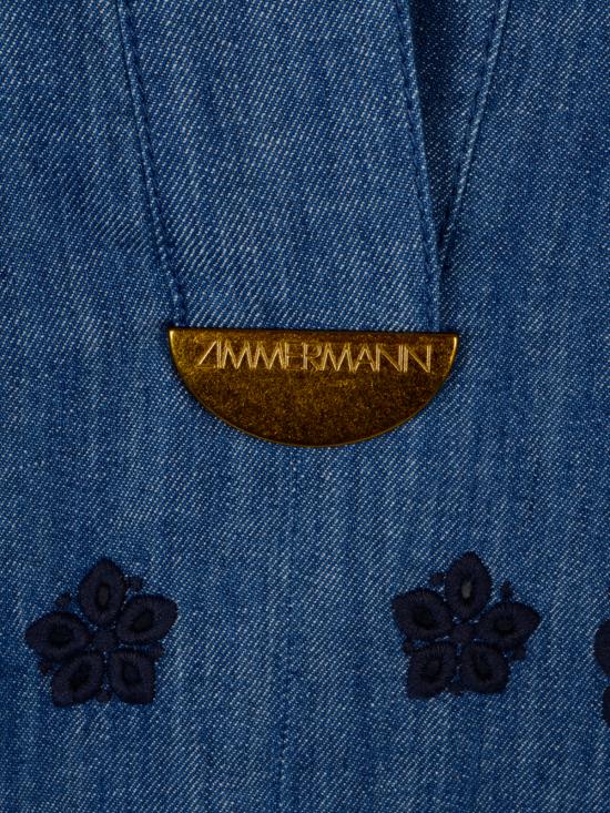 26FW 짐머만 미디 원피스 8358DSS261 RWBLU Railway Blue - ZIMMERMANN