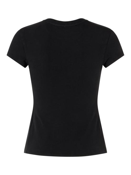 26FW 알렉산더 왕 반팔 티셔츠 1CC3261365 011 WASHED BLACK - ALEXANDER WANG