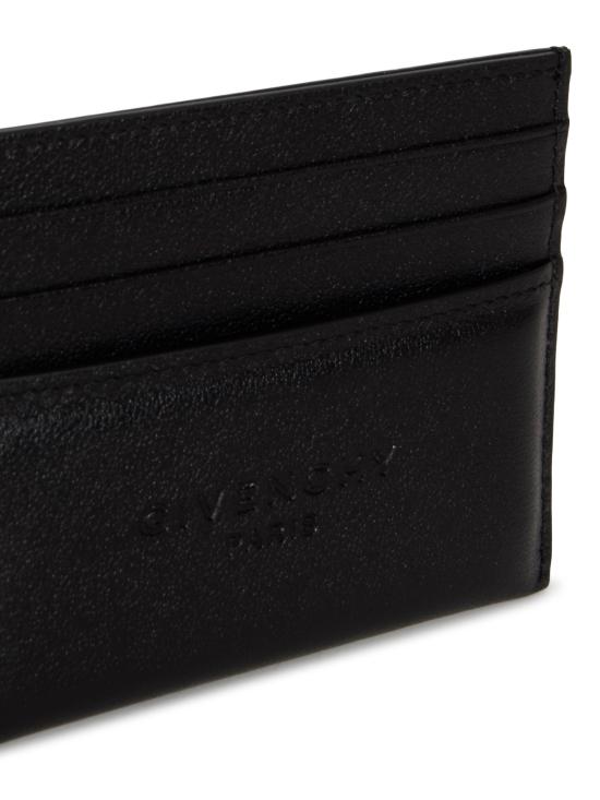26FW 지방시 레더 안티고나 스탬프 카드 홀더 BK60G0K21L 001 Black - GIVENCHY