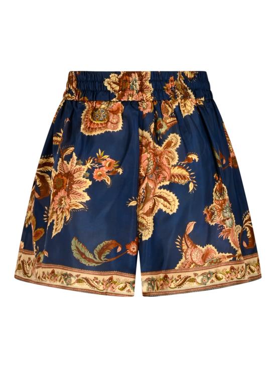 26FW 짐머만 크롭 팬츠 3497ASS261 NJCO Navy Jacobean - ZIMMERMANN