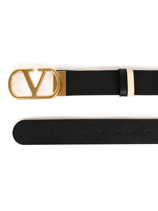26FW 발렌티노 가라바니 벨트 9W2T0SQ4ZDM DVX NERO BUTTER WHITE - VALENTINO GARAVANI