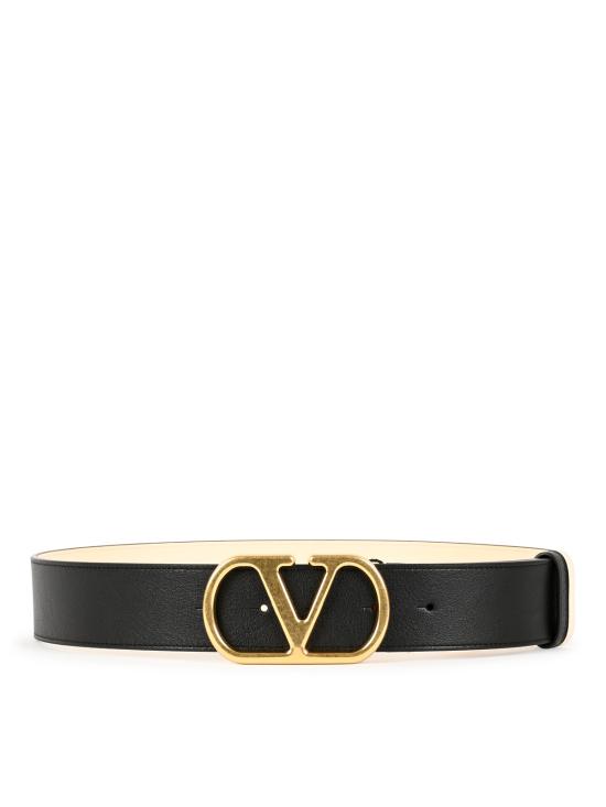 26FW 발렌티노 가라바니 벨트 9W2T0SQ4ZDM DVX NERO BUTTER WHITE - VALENTINO GARAVANI