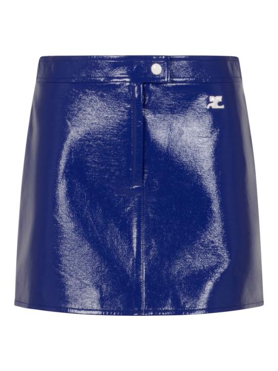 26SS 쿠레쥬 숏 스커트 223CJU001VY0014 7087 MINERAL BLUE