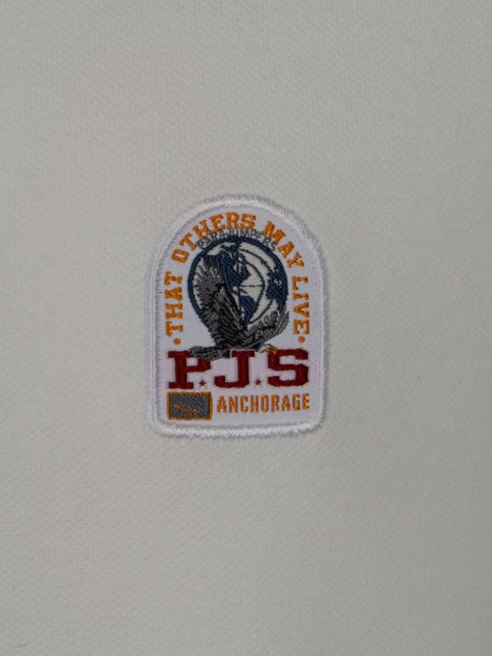 26SS 파라점퍼스 폴로 티셔츠 26SMPMPOEK01 0501 White - PARAJUMPERS