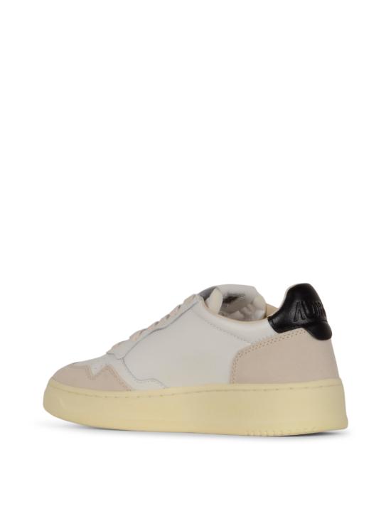 26SS 오트리 메달리스트 로우 레더 스니커즈 AULW LS21 LEAT SUEDE WHT BLK - AUTRY