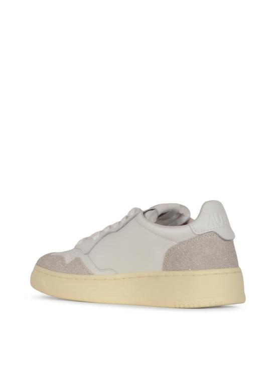 26SS 오트리 메달리스트 로우 레더 스니커즈 AULW PK01 SOFLEA SPK WHT GREY - AUTRY