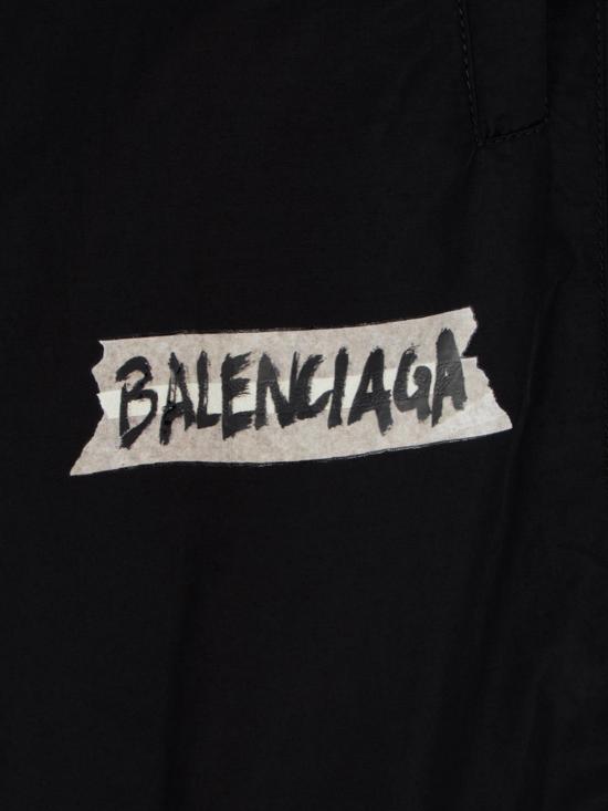 26SS 발렌시아가 마스킹 테이프  트랙팬츠 857634 TPQ381000 BLACK - BALENCIAGA