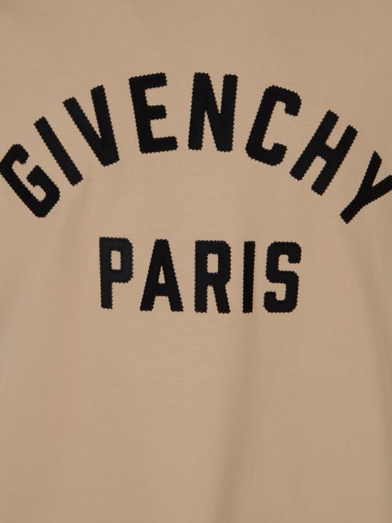 26FW 지방시 맥시 로고 코튼 티셔츠 BM71NK3YRS 259 ARMY BEIGE - GIVENCHY