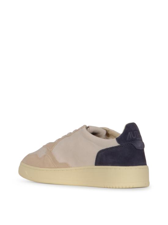 26SS 오트리 메달리스트 로우 스니커즈 AULM TS29 TRIC SUEDE SAND SPBLUE - AUTRY