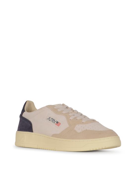 26SS 오트리 메달리스트 로우 스니커즈 AULM TS29 TRIC SUEDE SAND SPBLUE - AUTRY