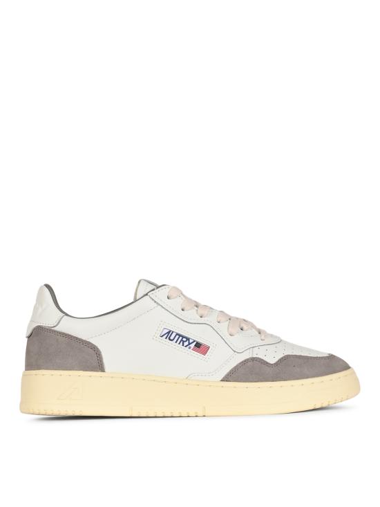 26FW 오트리 메달리스트 로우 스니커즈 AULM FT15 SOFLEA SUE WHT CEMENTO - AUTRY