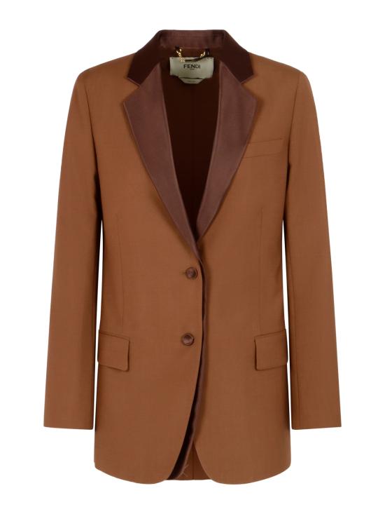 25FW 펜디 코트 FJ7649 AQ3HF1T6L BROWN