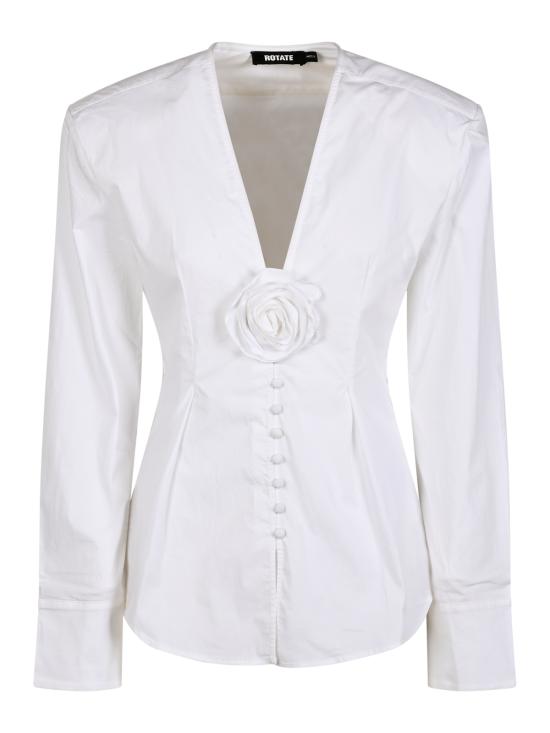 26FW 로테이트 블라우스 116145400 BCR1498400 BRIGHT WHITE - ROTATE