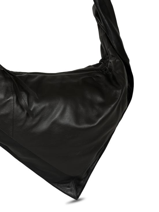 26FW 르메르 스몰 스카프 익스텐디드 핸들 백 BG0188 LL0075MU096 BLACK DARK CHOCOLATE - LEMAIRE
