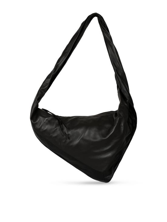 26FW 르메르 스몰 스카프 익스텐디드 핸들 백 BG0188 LL0075MU096 BLACK DARK CHOCOLATE - LEMAIRE
