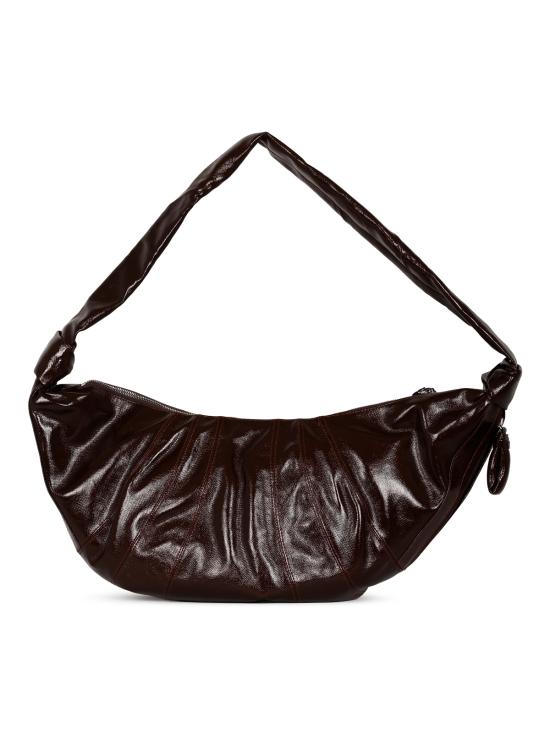 26FW 르메르 크루아상 라지 소프트 그레인드 레더 크로스백 BG0000 LF1329BR401 CHOCOLATE FONDANT - LEMAIRE