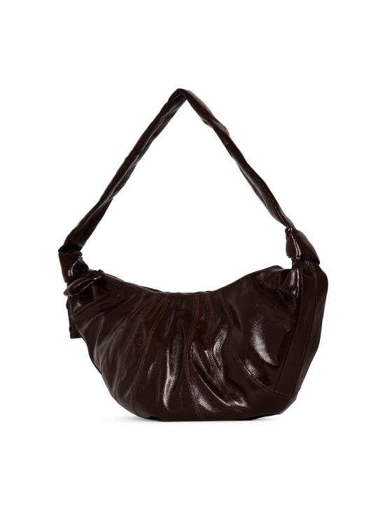26FW 르메르 크루아상 라지 소프트 그레인드 레더 크로스백 BG0000 LF1329BR401 CHOCOLATE FONDANT - LEMAIRE