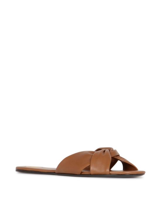 26SS 생로랑 뮬/슬리퍼 860614 AADF02526 DARK MACADAMIA - SAINT LAURENT
