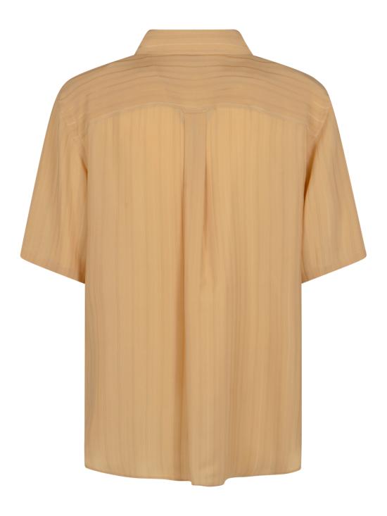26SS 생로랑 반팔 셔츠 860621 Y7J399096 BEIGE NUDE TAUPE - SAINT LAURENT