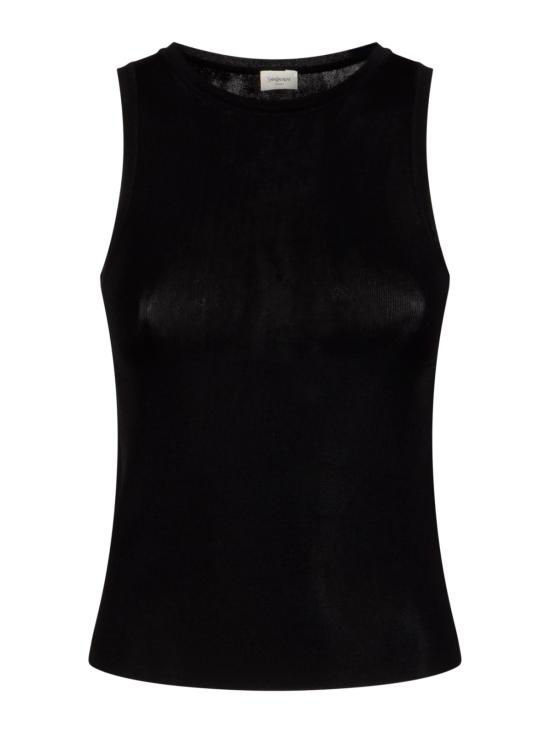 26SS 생로랑 민소매 티셔츠 863133 Y77IR1000 NOIR