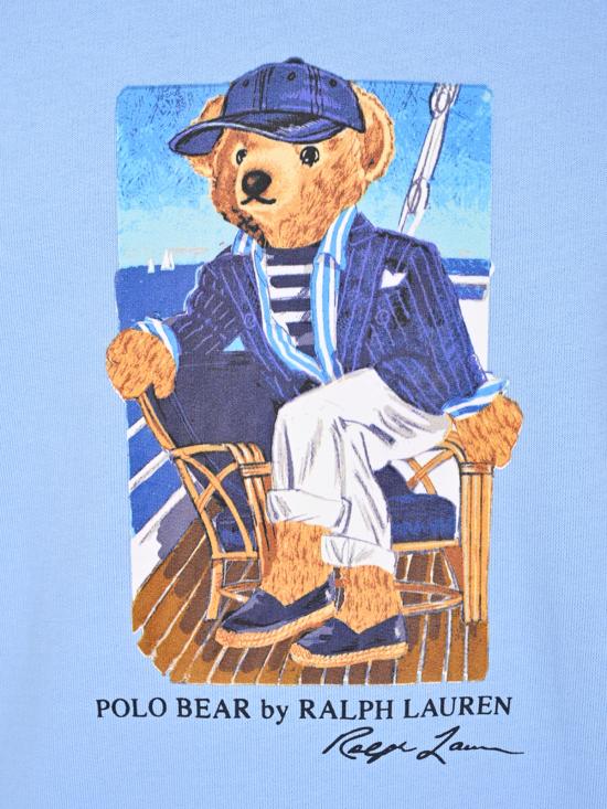 26FW 폴로 랄프로렌 긴팔 티셔츠 710B18538 001 NEWPORT BEAR OFFICE BLUE - POLO RALPH LAUREN