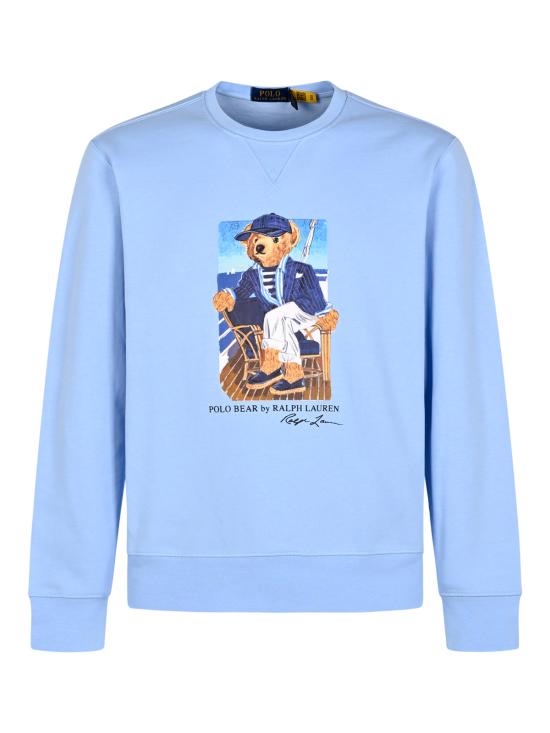 26FW 폴로 랄프로렌 긴팔 티셔츠 710B18538 001 NEWPORT BEAR OFFICE BLUE - POLO RALPH LAUREN